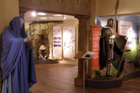 View of the Early exhibition at clifton park museum